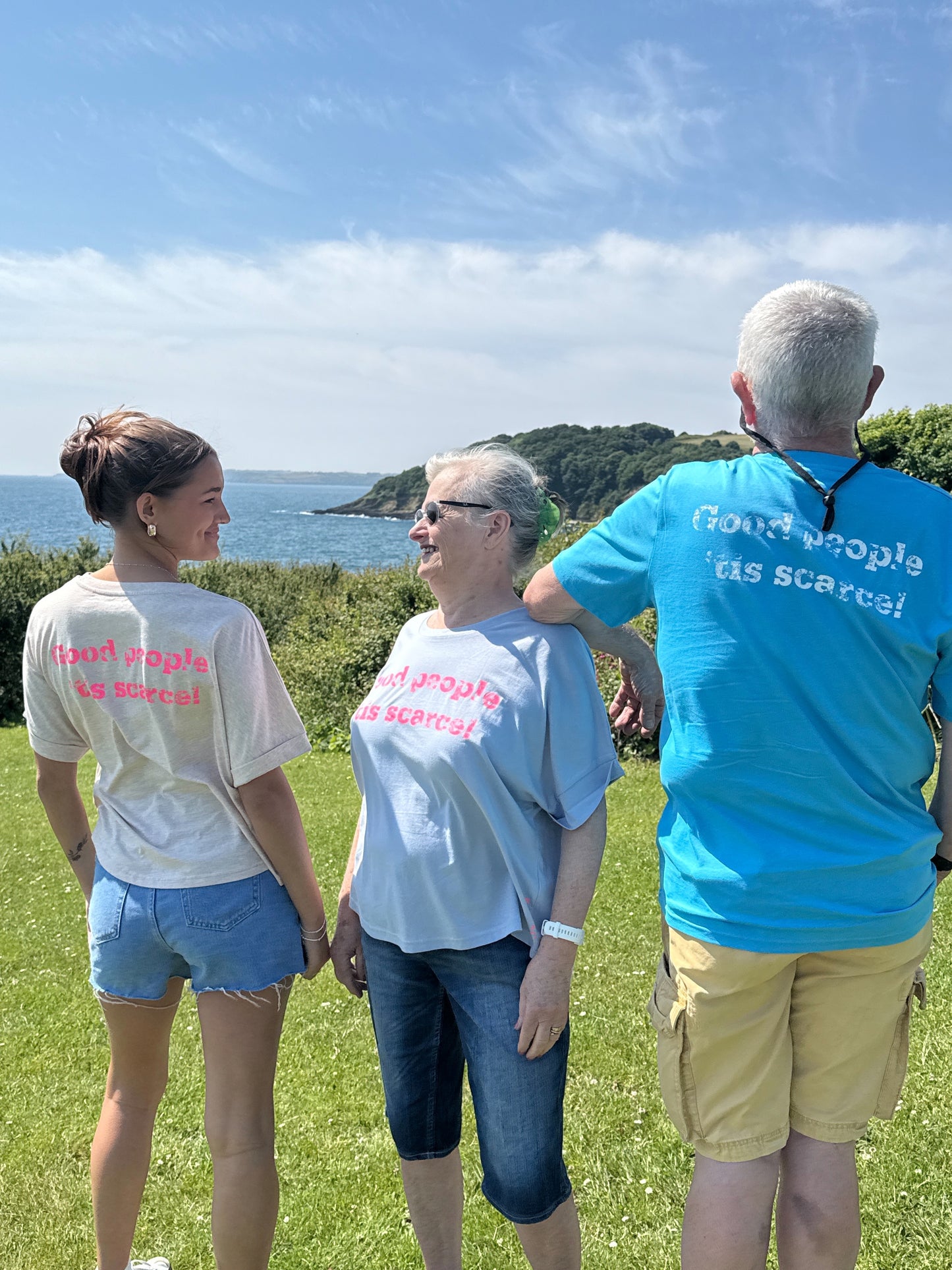 'GOOD PEOPLE 'TIS SCARSE!' WOMENS BOXY T-SHIRT - HEATHER MARL