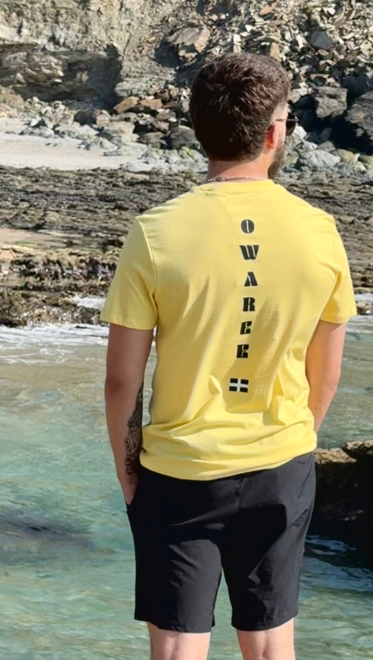 OWAREE (HOW ARE YOU) UNISEX T-SHIRT - YELLOW