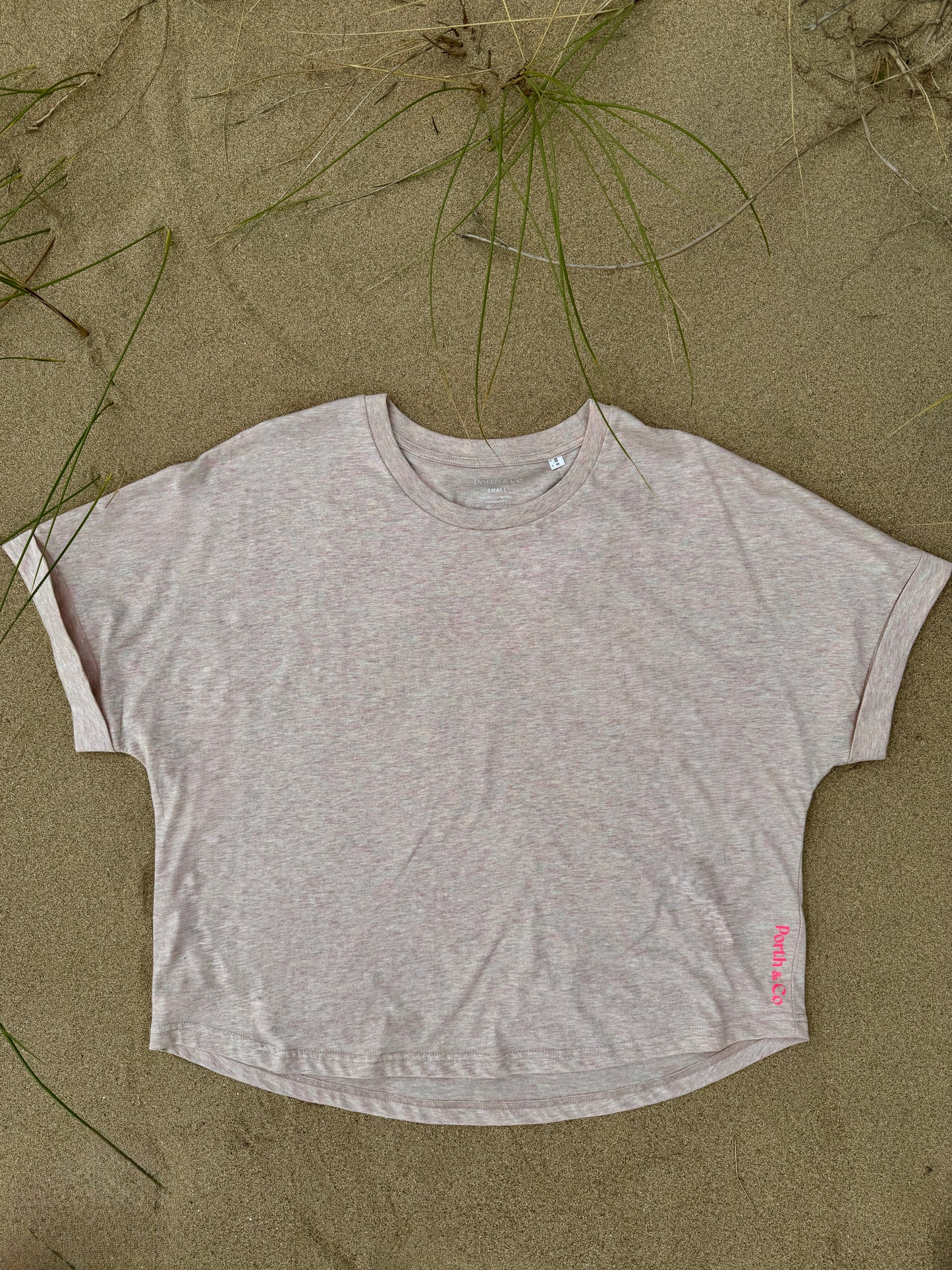 'GOOD PEOPLE 'TIS SCARSE!' WOMENS BOXY T-SHIRT - HEATHER MARL