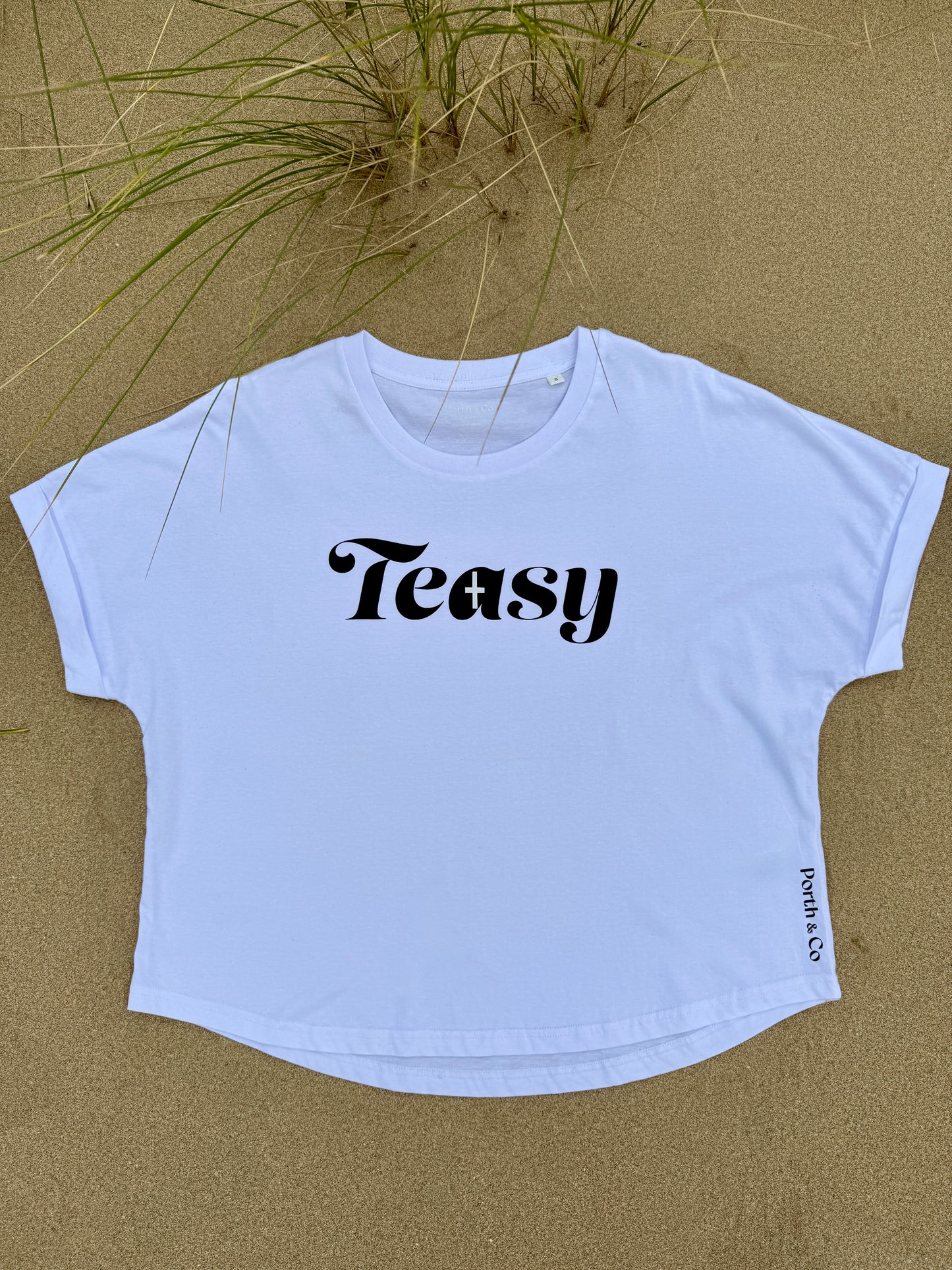 TEASY BOXY T-SHIRT - WHITE